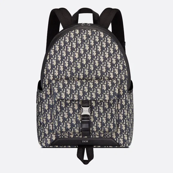 Dior Explorer Backpack Beige & Black Dior Oblique Jacquard C - Picture 3 of 12